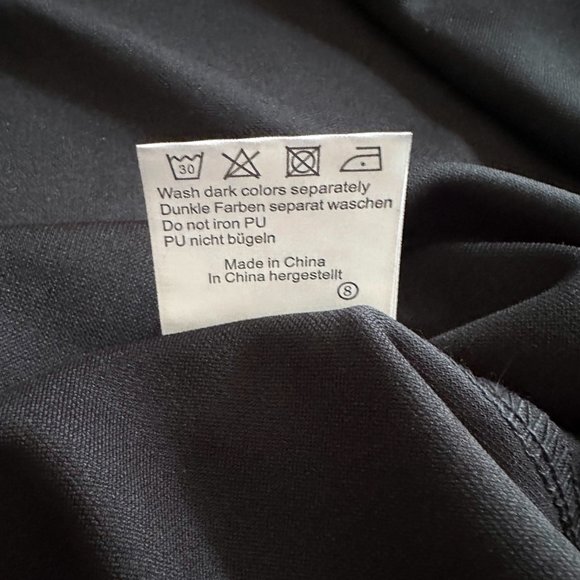 JASAMBAC One Shoulder Bow Black A-line Cocktail Party Dress with Pockets XL - Picture 7 of 11